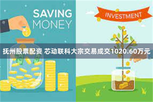 抚州股票配资 芯动联科大宗交易成交1020.60万元