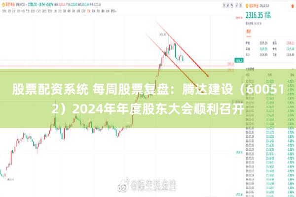 股票配资系统 每周股票复盘：腾达建设（600512）2024年年度股东大会顺利召开