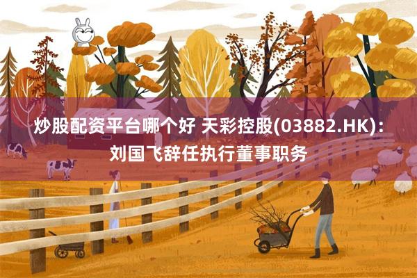 炒股配资平台哪个好 天彩控股(03882.HK)：刘国飞辞任执行董事职务