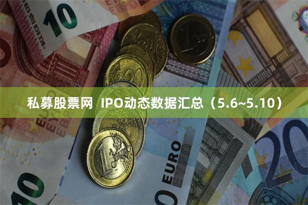 私募股票网  IPO动态数据汇总（5.6~5.10）