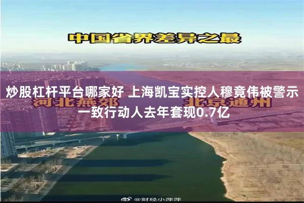 炒股杠杆平台哪家好 上海凯宝实控人穆竟伟被警示 一致行动人去年套现0.7亿