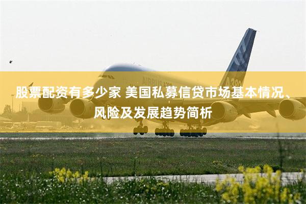 股票配资有多少家 美国私募信贷市场基本情况、风险及发展趋势简析
