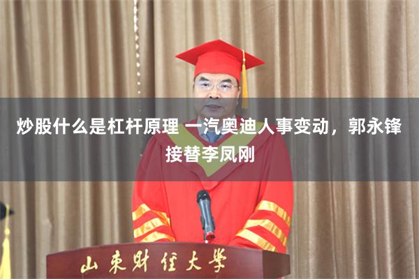 炒股什么是杠杆原理 一汽奥迪人事变动，郭永锋接替李凤刚