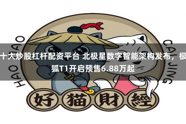 十大炒股杠杆配资平台 北极星数字智能架构发布，极狐T1开启预售6.88万起