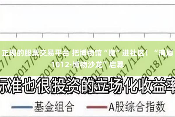正规的股票交易平台 把博物馆“搬”进社区!“湾厦1012·博物沙龙”启幕