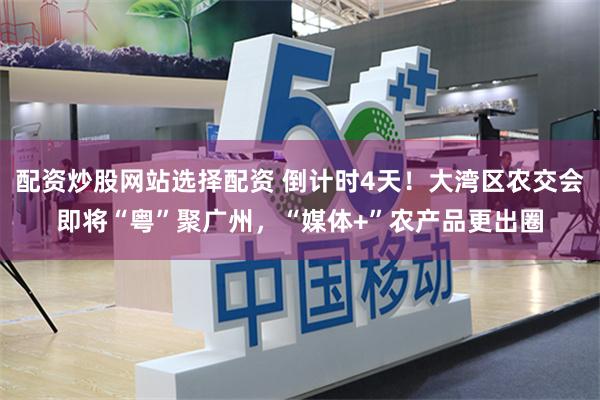 配资炒股网站选择配资 倒计时4天！大湾区农交会即将“粤”聚广州，“媒体+”农产品更出圈