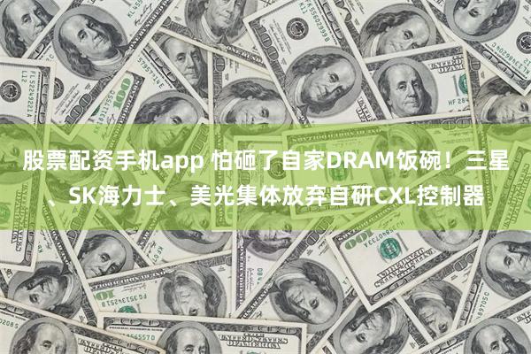 股票配资手机app 怕砸了自家DRAM饭碗！三星、SK海力士、美光集体放弃自研CXL控制器