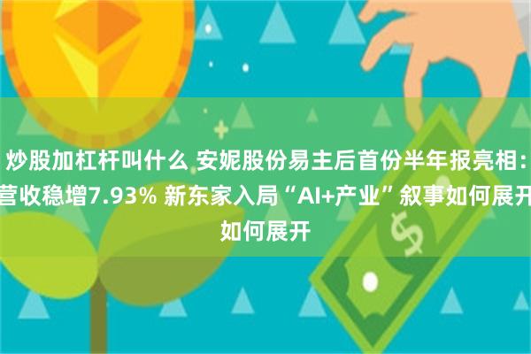 炒股加杠杆叫什么 安妮股份易主后首份半年报亮相：营收稳增7.93% 新东家入局“AI+产业”叙事如何展开