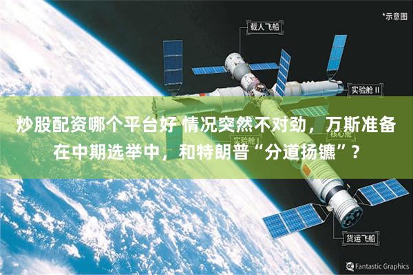 炒股配资哪个平台好 情况突然不对劲，万斯准备在中期选举中，和特朗普“分道扬镳”？